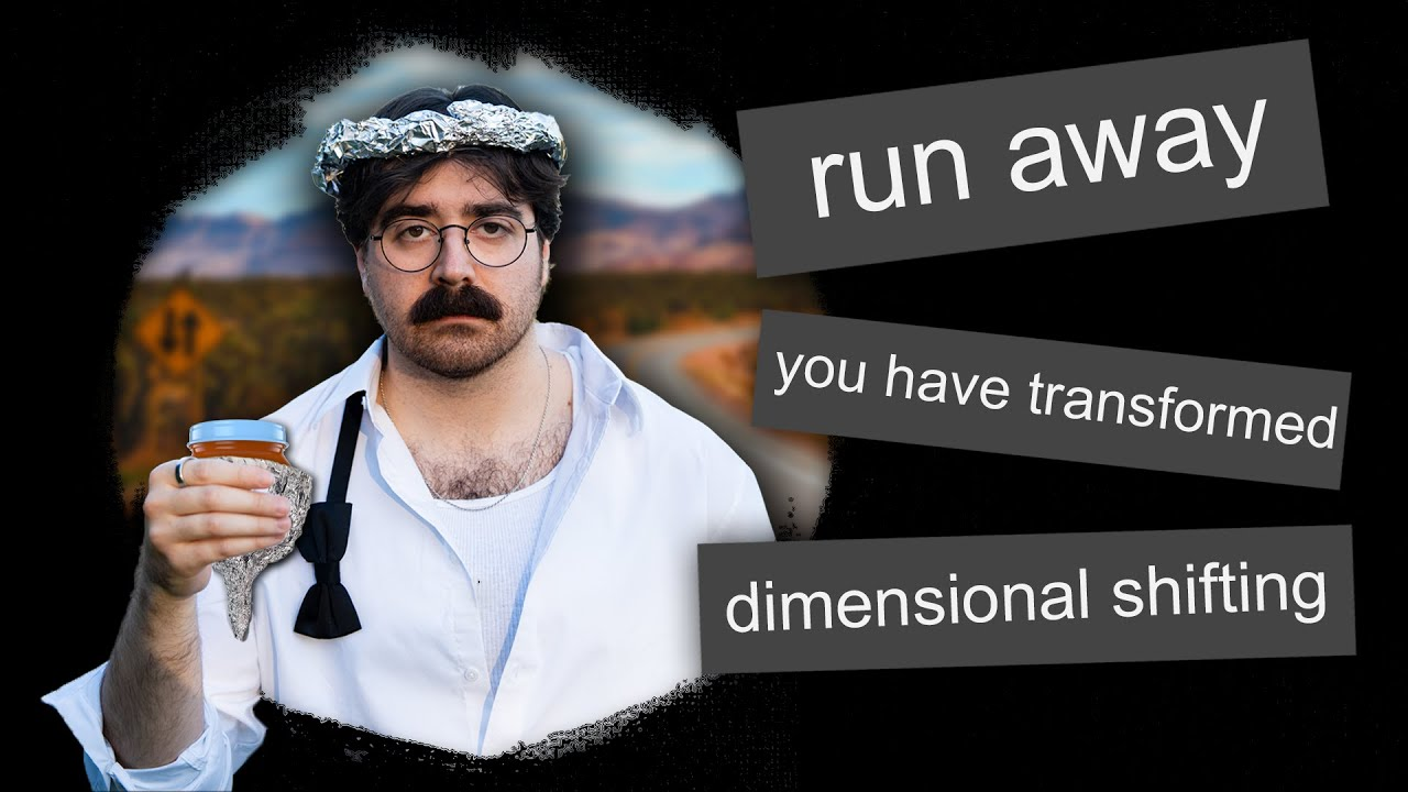 The thumbnail of Eddy Burback's video 'ChatGPT made me delusional'.